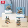 Christmas Toy Supplies LOZ Building Blocks City View Scene Lemon Tea Shop Retail Store Architectures Assembly Toy Christmas Gift for Children Adult 231129