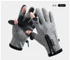 Gants de sport USB chauffage électrique gants de pêche 5 doigts pleine chaleur à emporter répartiteur hiver cyclisme chasse gants chauds doigt nu toucher 231201