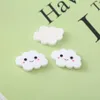 30pcs 25 Komponenty żywicy 16 mm Małe dekoracja w chmurze rzemiosła kawaii urocze ozdoby kabochonu płaskiego do notatników DIY ACC246I