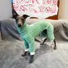Abbigliamento per cani Abbigliamento invernale in pile double face Caldo levriero Whippet Cappotti per animali Cucciolo verde 231130