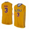 Herren Custom NCAA Basketball Tremont Waters Nazreon Reid Noah Thomas Aundre Hyatt Duop Reath LSU Tigers Trikot S-3XL