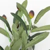Dekorative Blumen Fake Greenery Olive Stängel Zweige für Vasen Desktop Künstliche Pflanze Haushalt Kleines Dekor Faux