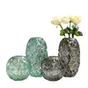 Dekorativa föremål Figurer Lätt lyxig nordisk glas Vase vardagsrumsdekoration Blommor Arrangemang Creative Flower Vase Home Decoration Accessories 231201