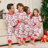 Familjsmatchande kläder 2024 Family Costume Christmas Pyjamas Baby Girl Par Pyjama Family Tshirt Set Matching Outfits Homewear Parent-Child Sleepwear 231130