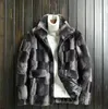 Herren Pelz Kunstpelz Winter Nerz Pelzmantel Herren Revers Trend warmer Pelzmantel Allinone Jacke 231130