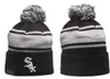 Chicago'''alite sox''beanis bobble czapki baseballowe czapki 2023-24 projektant mody Bucket Hat Chunky Knit Faux Pomyka Beanie Świąteczna kapelusz A1