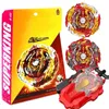 4D Beyblades Box Set B172 World Spriggan Super King Spinning Top with Spark er Kids Toys for Children 231130