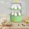 1pc 10-Capacity Double Layer Egg Steamer With Auto Shut Off - Perfect For Hard Boiled, Poached, Scrambled Eggs, Omelets, Steamed Vegetables, Kitchen Appliances
