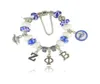 Moda ZETA PHI BETA Sorority Bracciale ZPB Bracciale con perline di fascino da donna Bangle9804777