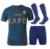 kids football kits Al Nassr FC home soccer Jerseys Ronaldo 2023 2024 CR7 men jersey shorts and socks Al-Nassr FC Football shirt