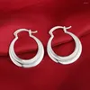 SAIYE – boucles d'oreilles créoles en argent Sterling 925, 3cm, rondes, à la mode, pour grandes femmes, belle créativité, croissant, cadeaux, bijoux de fiançailles