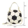 Вечерние сумки, круглая баскетбольная сумка на плечо, женская футбольная цепочка, сумка-мессенджер, кошелек 231130