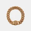 Medusa Grote gouden kettingarmband 18K verguld messing Luxe merk voor man vrouw hoge kwaliteit designer armbanden klassieke stijl link300D