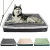 犬小屋のぬいぐるみ大型犬ベッドマットマット猫ベッドミディアムドッグの取り外し可能なカバーペットクッションスーパーソフトドッグベッドとジッパーペットベッドソファ231130