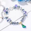 Strang Edelstein Armband für Frauen Kind Mädchen Schmuck Boho Großhandel Bulk Amethyst Perlen Opal Kristall Naturstein