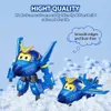 Transformation toys Robots Super Wings 5 Inches Transforming JEROME 2 Modes Action Figures Robot Deformation Airplane Transformation Anime Kid Toys Gift 231130
