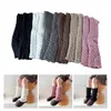 Women Socks Fashion Mashing for Little Girls Knee High Dark Leggings