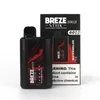 원래 Breze Stiik Space 6000 퍼프 2% 5% 일회용 포드 장치 E 담배 vape 키트 1500mAh 배터리 사전 13ml 10 맛 EURO USA No Tax