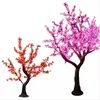 Natural Tree Trunk LED Artificial Cherry Blossom Tree Light Christmas Tree Light Lamp 1.5m~3m Height 110/220V Rainproof Fairy Garden Landscape Party Decorations