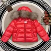 Luxuriöse Designer-Babyjacken, hochwertiger Daunenmantel für Jungen, Kinderkleidung, Größe 100–150, Winter, warmer Pelzkragen, Jungen und Mädchen, Outwear, 25. November