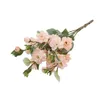 Dekorative Blumen, lebendige, künstliche, realistische Simulation von 5-köpfigen Rosen für Zuhause, Hochzeit, Promi-Dekoration, pflegeleicht