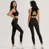 Lu Lu alinhar limão yoga terno roupas esportivas de 2 peças roupas de ginástica fitness oco para fora sutiã esportivo e leggings terno roupas de treino para mulher conjunto jogger bodysuit