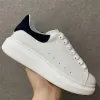 Designer skor plattform män herrskor sneakers kvinnor vit svart blå överdimensionerad läder runda tå espadrilles lägenheter snörning löpskor casual skor män skor