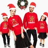 Abiti coordinati per la famiglia Abiti natalizi coordinati per la famiglia Maglia pupazzo di neve Maglione natalizio Mamma Papà Camicia invernale per bambini Coppia di vestiti Set Maglione per bambini 231130