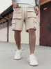 Herr shorts män last hip hop streetwear fickor mens träning byxor basket gym