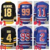 Dikiş Buz Hokey Formaları Roy Gordie Howe Hull Francis Bobby Orr Vintage Ron Wayne Gretzky Yzerman Teemu Steve Selannne Patrick Özel Hokey