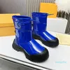 Platforma Kobiety Ruby Bot Flat Half Snow Boot ciepłe buty komfortowe Chunky dolne trampki Lekkie gumowe pojedyncze botki