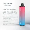 100% Original TasteFog Square 3500 Puffs Rechargeable Vapeable Vape
