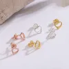 Blue box Classicdesigner tiff earring top TF Di Ear Studs Boutique Jewelry Earrings Valentine's Day Gift Love Heart Shaped Simple Design Sense Christmas present