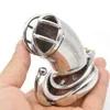 New CHASTE BIRD Stainless Steel Male Chastity Metal Large Cage with Base Arc Cock Ring Penis Belt Devices Adult Sexy Toys BDSM C272