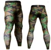 Men039s Pants Men Compression Rajstopy kamuflaż sport Lycra chude legginsy siłownia piłka nożna jogging joggermen039S50806669