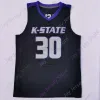 Kansas State Wildcats Basquete Jersey NCAA College Keyontae Johnson Markquis Nowell Nae'qwan Tomlin Beasley Sills N'an Carter Massoud