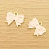 Charms 10 stks Emaille Boog Charme Voor Sieraden Maken Metalen Oorbel Hanger Ketting Armband Accessoires Diy Craft Supplies Materialen