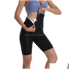 Женские формирователи Женские спортивные штаны для сауны Body Shaper Леггинсы для похудения Sudation Femme Талия Тренировочные леггинсы Короткое корректирующее белье Drop Del Dhgua