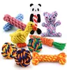 Mixed designs Bite Resistant Pet Dog Chew Toys for Small Dogs Cleaning Teeth Puppy Dog Rope Knot Ball Toy Playing Animals Dogs Toy1881046