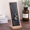 Bamboo Jewelry Display Stand Necklace Wooden Multiple Easel Showcase Holder for s 211105251w