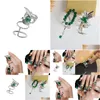 Smart Rings French Super Fairy Ins Tide Cold Wind Personality Fashion Niche Female Internet Celebrity Sparkling Ring Nail Decoration D Otxyb