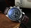 Zeppelin Männer beobachten sechs Nadeln alle Zifferblatt Arbeit Neu Zeppelin Watch wasserdichte Ledergeschäft Casual Quartz Watch Männer Multifunktion chronograph z9856