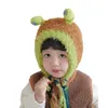 Chapeau pour enfants, chapeau de jeu de rôle, chapeau de dessin animé, chapeau en peluche d'extérieur d'hiver, chapeau de protection des oreilles chaud d'hiver en peluche et épaissi