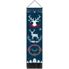 Tapestries Christmas Elk Wall Tapestry Home decoration 2024 Year bedroom wall art 231201