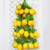 Decoração de festa simulação corda de frutas artificiais para restaurante el casa jardim casamento cozinha decoração de parede de natal