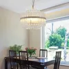 Lustres lustre en cristal verre de luxe pour salle à manger 4 lumières chêne blanc rond cuisine luminaire salon