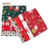 Fabric and Sewing Christmas Series Twill Cotton Fabric Patchwork Tissue Cloth Set DIY Needlework Sewing Quilting Handmade Material8pcsLot 20x25cm 231130