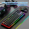 Keyboards Wireless Mouse And Keyboard Set Changing Colorful Backlight Cool Equipment Home/Game/Office For Windows/Mac/Linux Compatibl 231130
