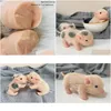 دمى الدمى 5 بوصة Simation Soft Sile Pig Doll Toy Body Hairy Kids Hig Gift 231027 Drop Delivery Toys Dolls Accessories DHJ4V