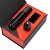 Tattoo Machine Flux Wireless Kit Coreless Motor 1800mAh Batteris Power PMU Rotarytattoo Pen Set med 28mm Grip Y231130